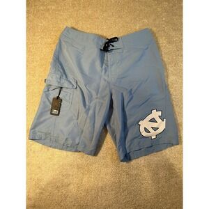 Columbia Men Trunks Blue Medium North Carolina Built-In Bottle Opener Swimming